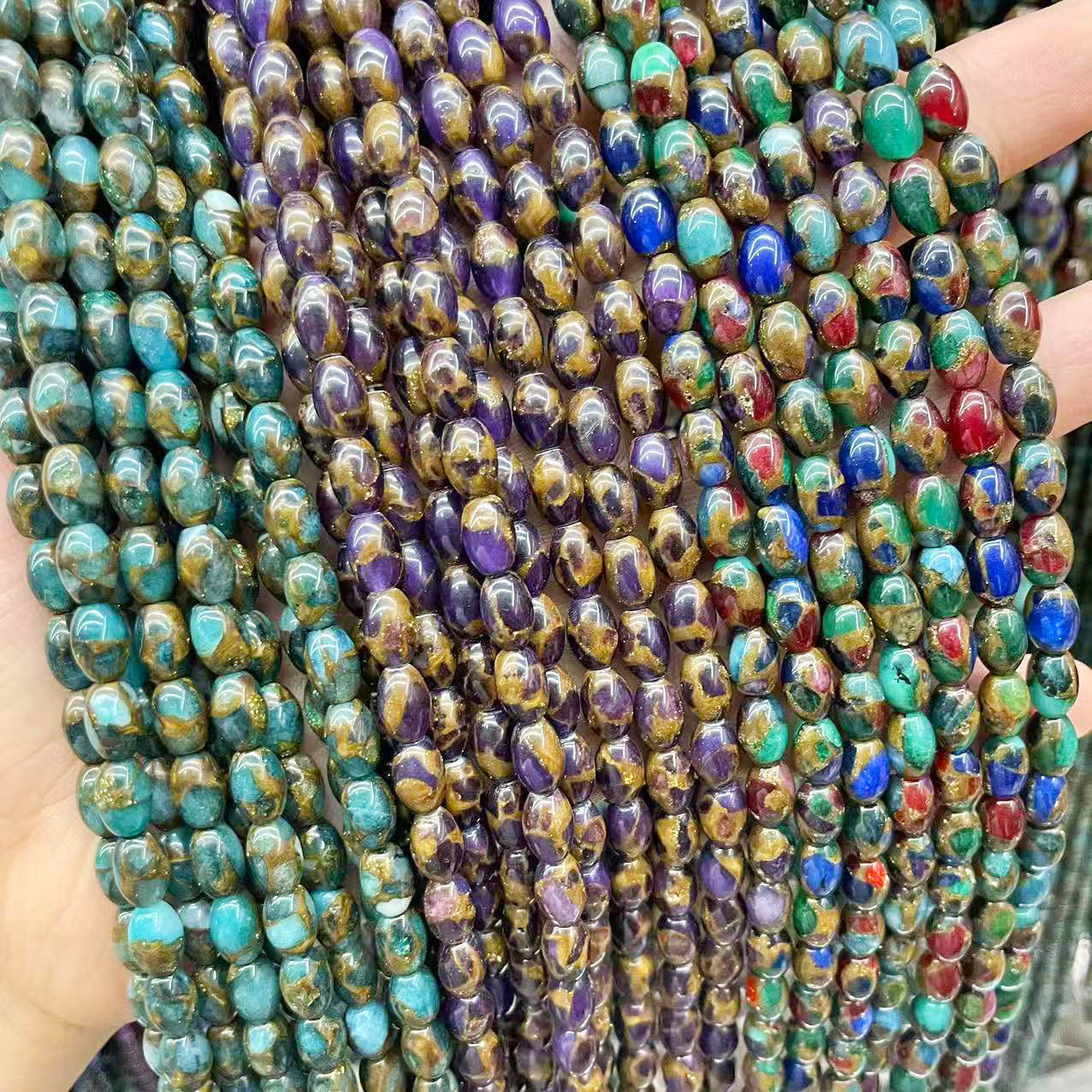 Crystal Beads For Jewelry Making, Diameter 6 Mm, Cloisonne Craft, Baroque Style, Available In Colour