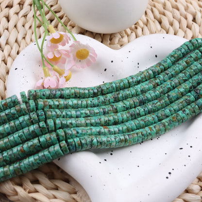 Handmade Natural Stone Spacer Bars In Vintage Style, Originating From Africa For Unique Jewelry Making
