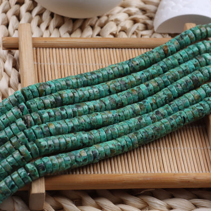 Handmade Natural Stone Spacer Bars In Vintage Style, Originating From Africa For Unique Jewelry Making