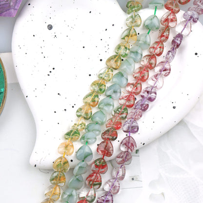 Geometric Crystal Beads For Jewelry Making, Handmade Craft In White, Perfect For DIY Accessories