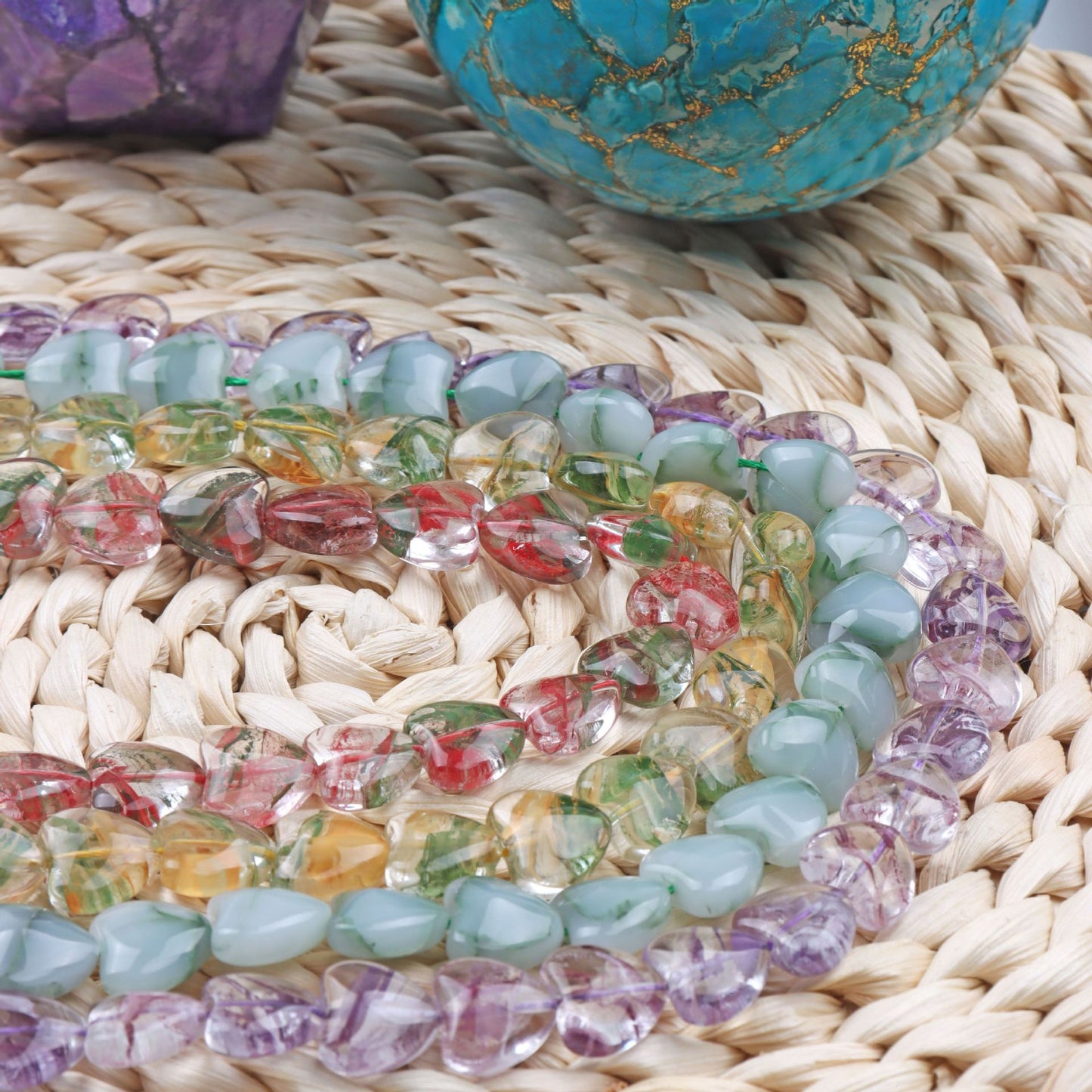 Geometric Crystal Beads For Jewelry Making, Handmade Craft In White, Perfect For DIY Accessories