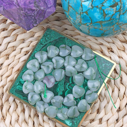 Geometric Crystal Beads For Jewelry Making, Handmade Craft In White, Perfect For DIY Accessories