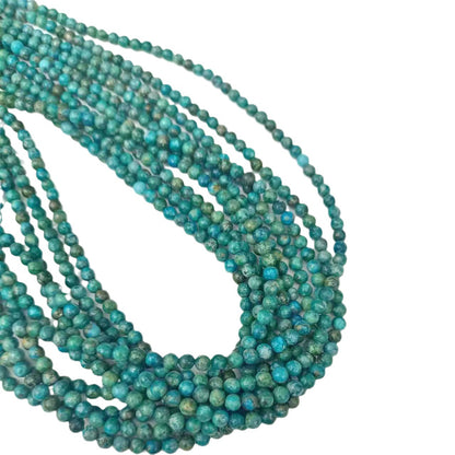 Natural Stone Beads For Jewelry Making With 4mm Diameter Featuring Cutting Craftsmanship In Blue Baroque Style