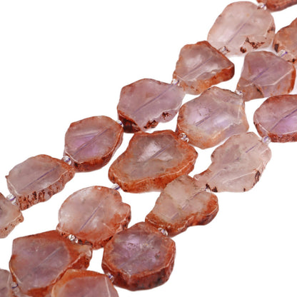 Handmade Amethyst Crystal Suncatcher Raw Material Featuring Natural Purple Crystal Beads
