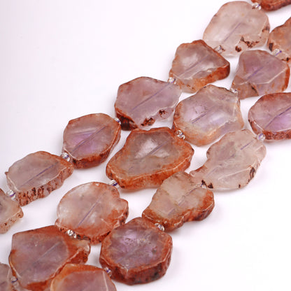 Handmade Amethyst Crystal Suncatcher Raw Material Featuring Natural Purple Crystal Beads