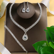 Necklace, Earrings, and Bracelet Set