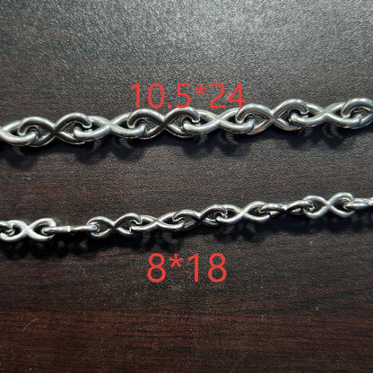 Ice Cream Surgical Steel Chain Necklace In 304 Stainless Steel With 0.03µm Coating Thickness For Adults, Handmade Chain