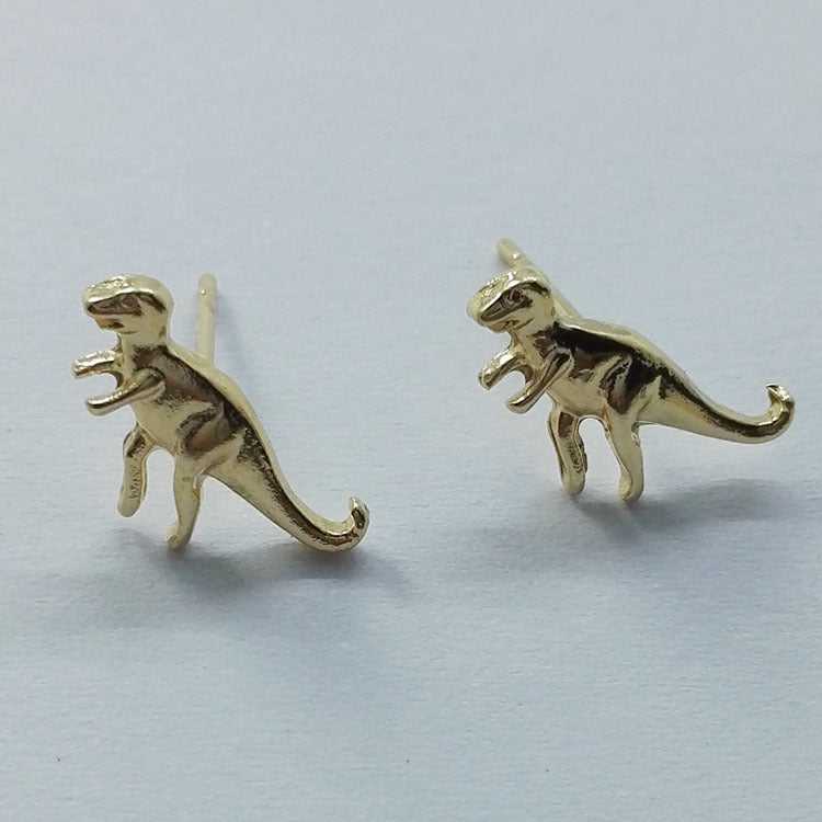 Sweet Silver Animal Earrings For Unisex, Electroplated Alloy With 304 Stainless Steel Ear Pins