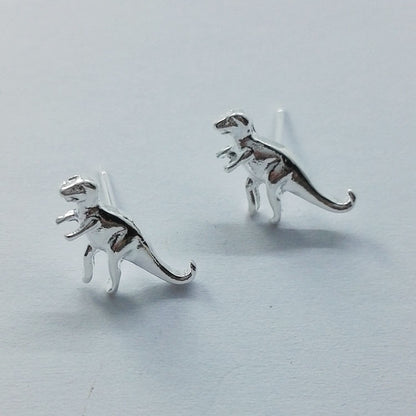 Sweet Silver Animal Earrings For Unisex, Electroplated Alloy With 304 Stainless Steel Ear Pins