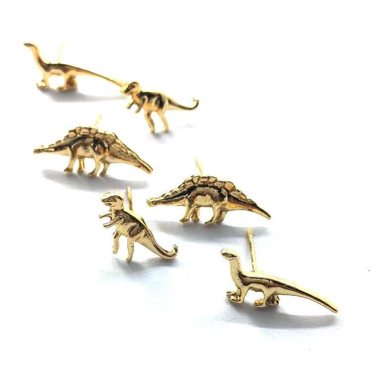 Sweet Silver Animal Earrings For Unisex, Electroplated Alloy With 304 Stainless Steel Ear Pins