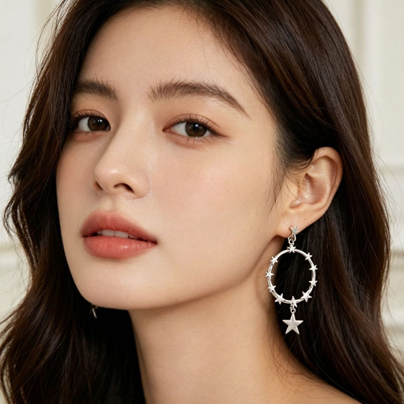 Exaggerated Pentagram Earrings In Alloy Featuring 304 Stainless Steel Ear Pins For Durable Comfort