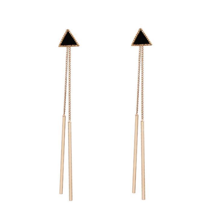 Silver Tassel Drop Earrings For Women In , Alloy Material With Electroplated Craft