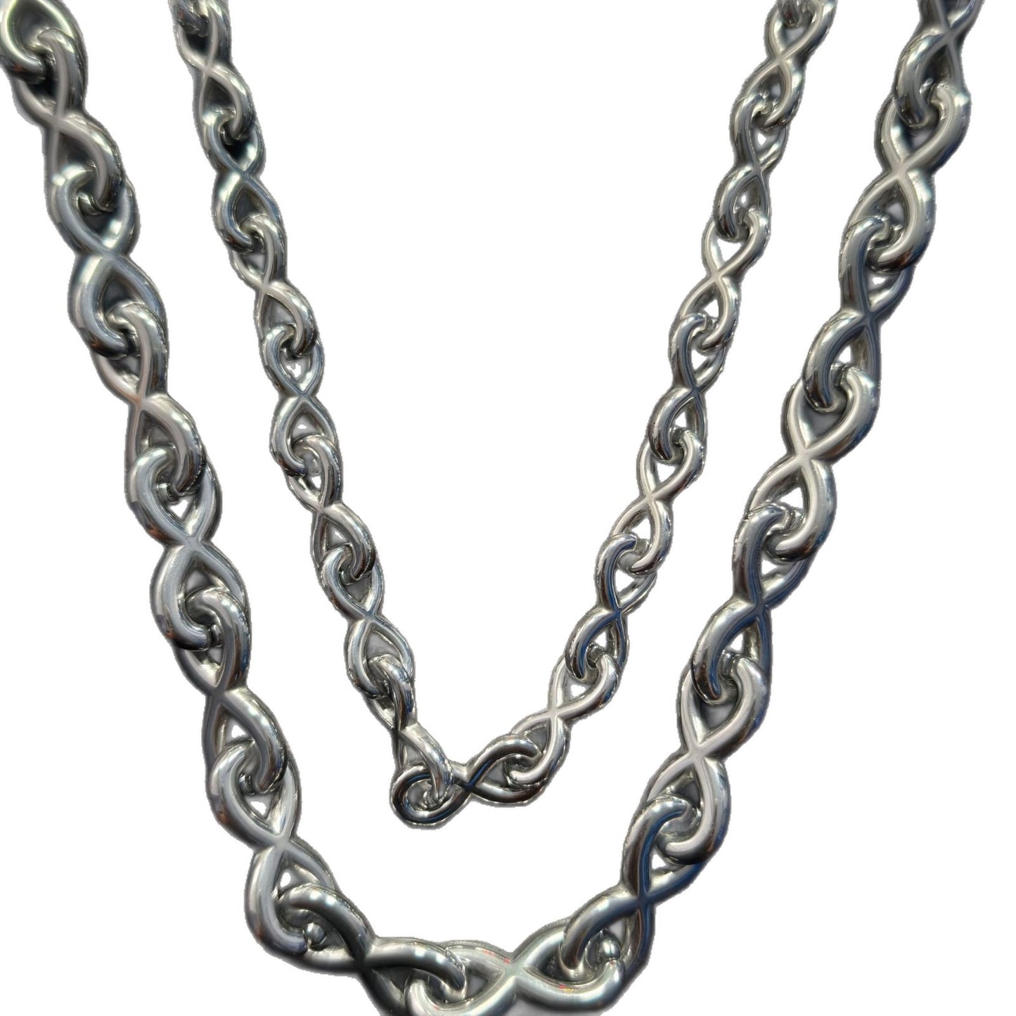 Ice Cream Surgical Steel Chain Necklace In 304 Stainless Steel With 0.03µm Coating Thickness For Adults, Handmade Chain