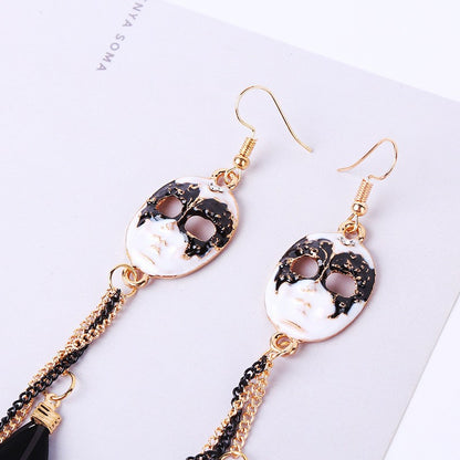 Bohemian Feather Earrings With 304 Stainless Steel Ear Pins Featuring Tassel Craftsmanship