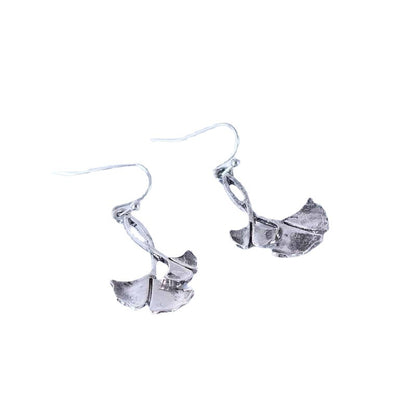 Bohemian Ginkgo Leaf Earrings In Alloy With Electroplated Finish And 304 Stainless Steel Ear Pins
