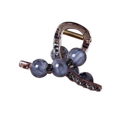 Ocean Shiny Barrette Hairpin For Women With Artificial Gemstones
