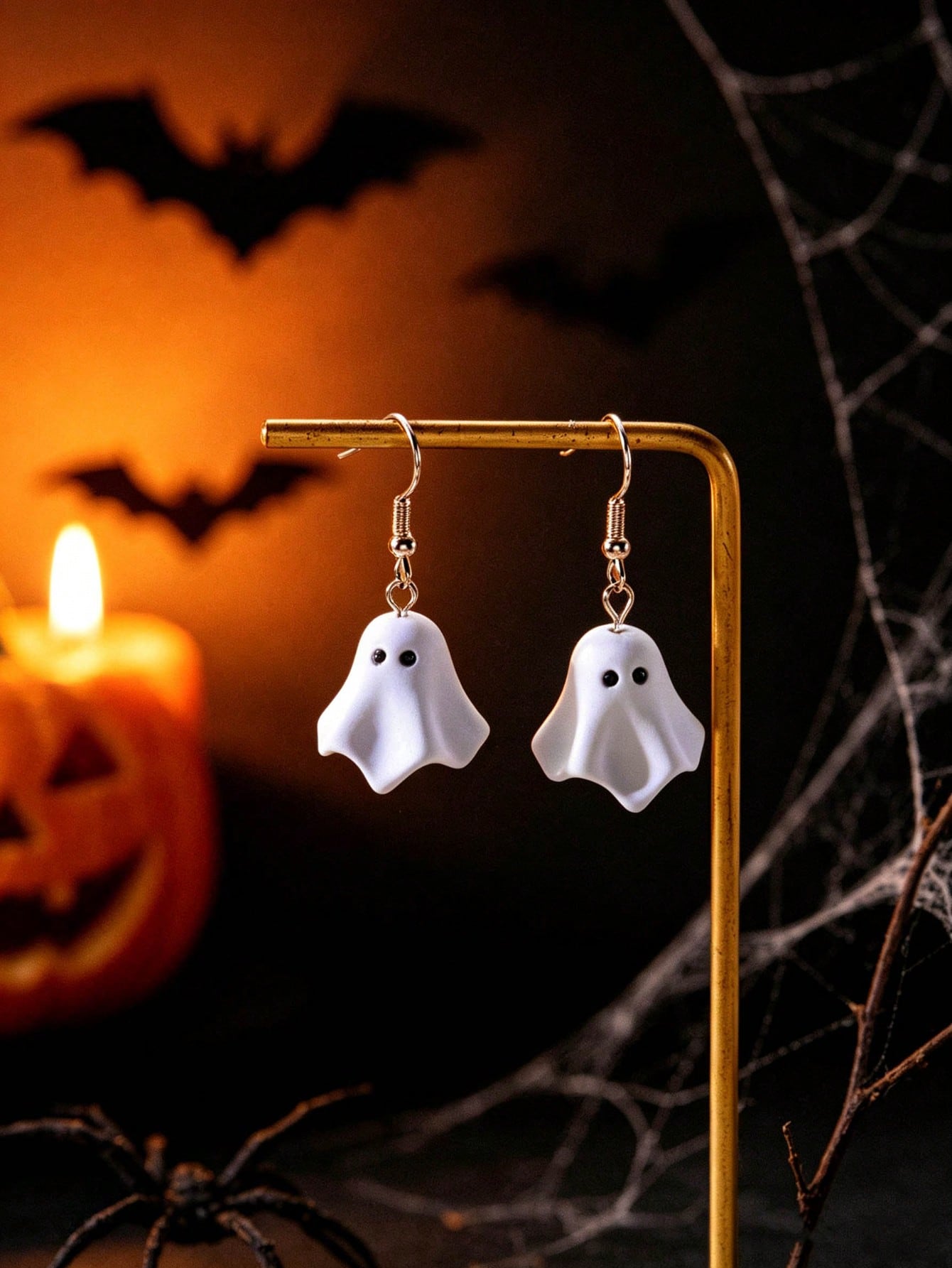 Funny Animal Resin Ear Hook Earrings For Women Featuring Zinc Alloy Ear Pins, Stylish Drop Earrings