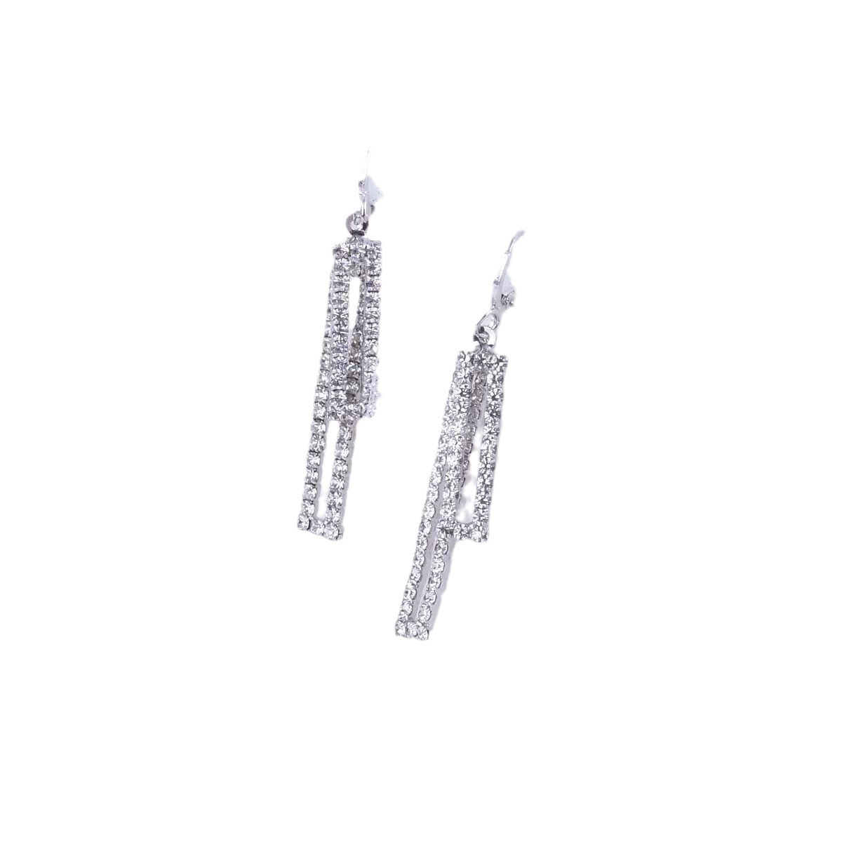 Sweet Tassel Earrings For Women With 925 Sterling Silver Ear Pins And Silver Alloy Featuring Rhinestones