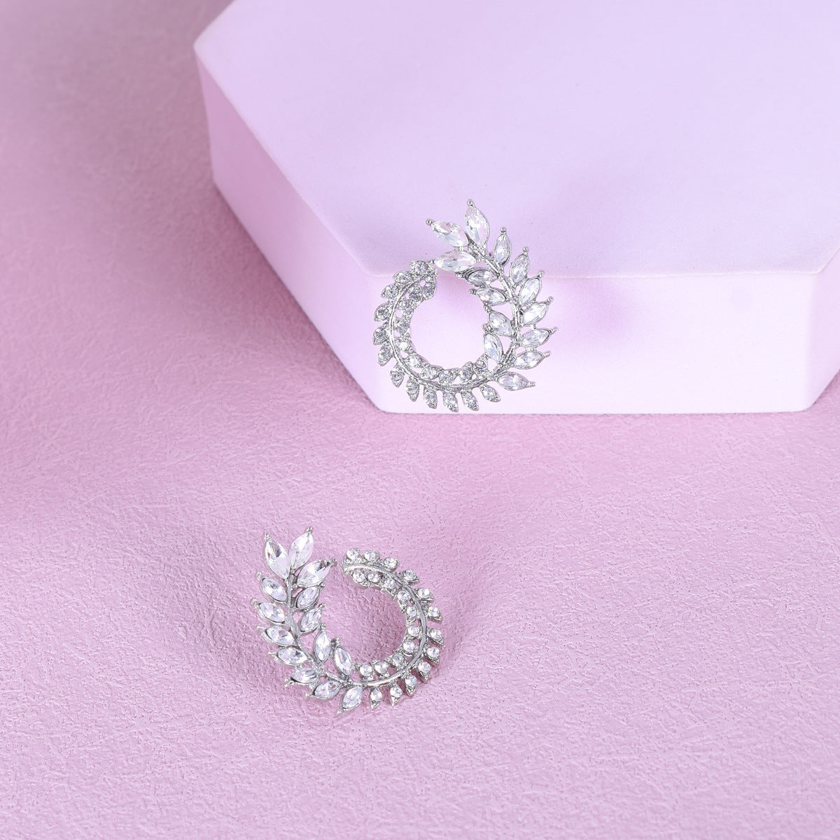 Sweet Style Silver Alloy Earrings Featuring Elegant Design For Everyday Wear