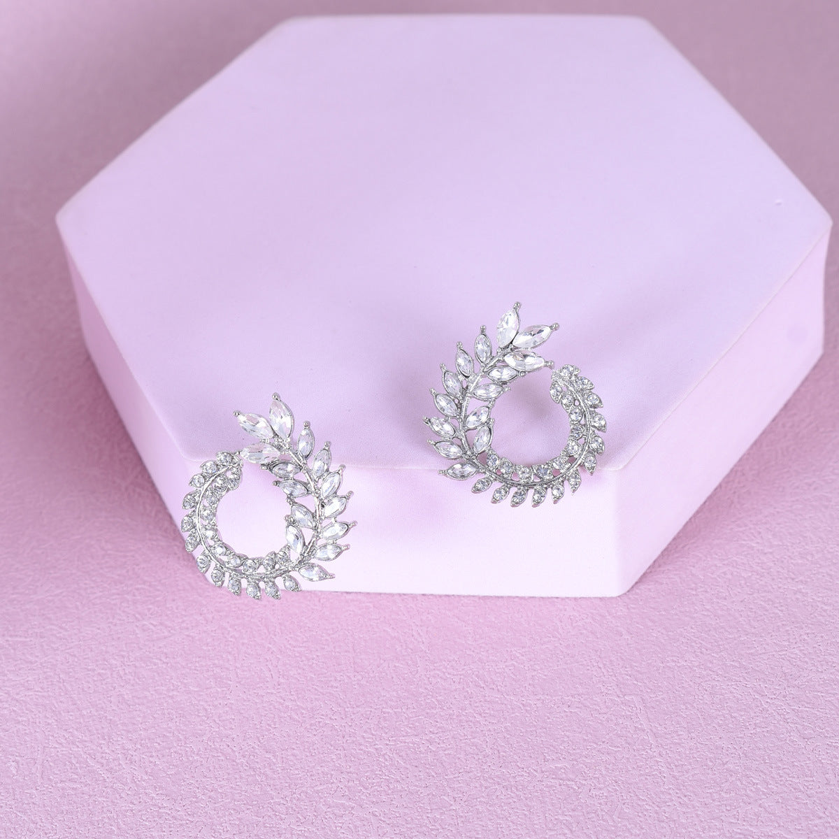 Sweet Style Silver Alloy Earrings Featuring Elegant Design For Everyday Wear