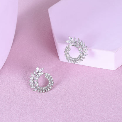 Sweet Style Silver Alloy Earrings Featuring Elegant Design For Everyday Wear