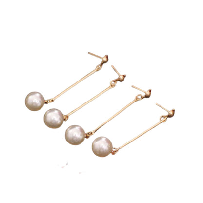 Stud Earrings In Gold Alloy With 304 Stainless Steel Ear Pins For Comfortable Wear