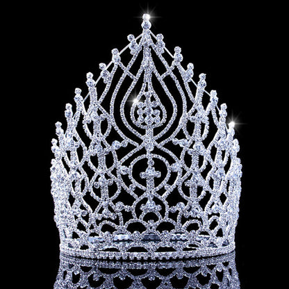 Luxurious Rhinestone Crown Hair Accessory For Women, Perfect For Birthday Celebrations