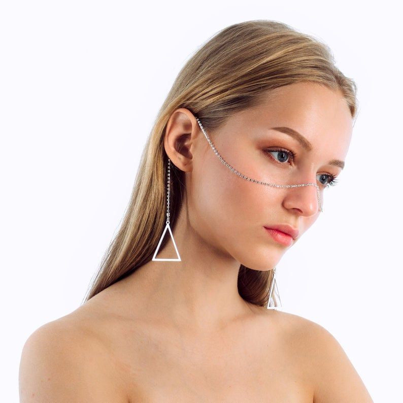 Christmas Party Mask Made Of Acrylic, Perfect For Festive Celebrations And Holiday Parties