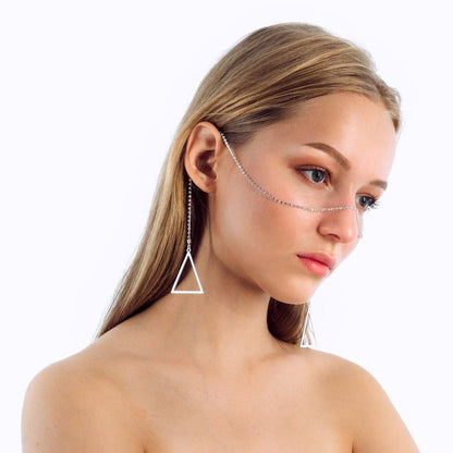 Christmas Party Mask Made Of Acrylic, Perfect For Festive Celebrations And Holiday Parties