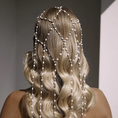 Baroque Style Jewelry Headband With Imitation Pearl In Gold, Elegant Hair Accessory For Women, Perfect For Wedding Season