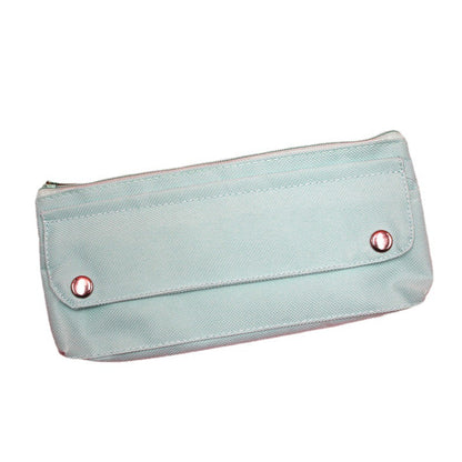 Solid Color Oxford Cloth Pencil Case For Learning, Durable And Stylish Stationery Accessory