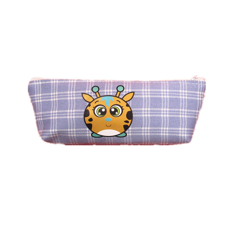 Lattice Pencil Case For Learning, Made Of Durable Polyester, Ideal For School And Office Use