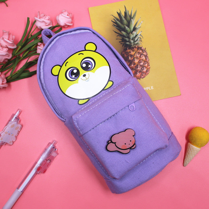 Canvas Pencil Case Featuring Durable Material For Everyday Use