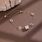 S2257-Slim Waist Bracelet in Rose Gold