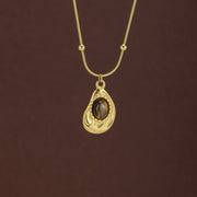 X11355-Waist-shaped Tiger Eye