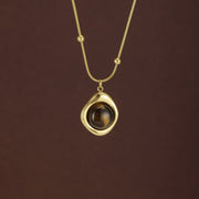 X11714-Geometric Tiger Eye Stone