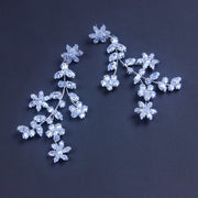 Leafy Flower Pattern Silver