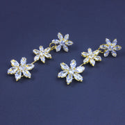 Three Little Flowers Gold