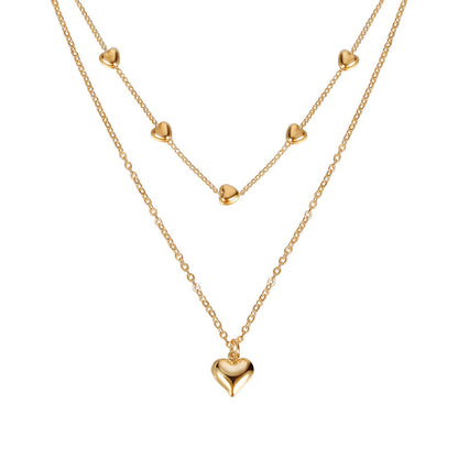Geometric Jewelry Set For Women With KC Golden Plated Alloy And Zircon, Featuring 0.01µm Plating And Slider Chain