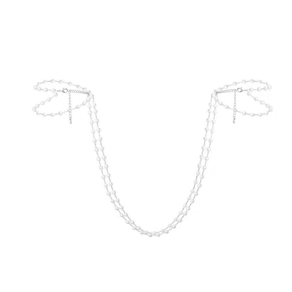Silver Pearl Bracelet For Women In Alloy, Elegant And Stylish Accessory