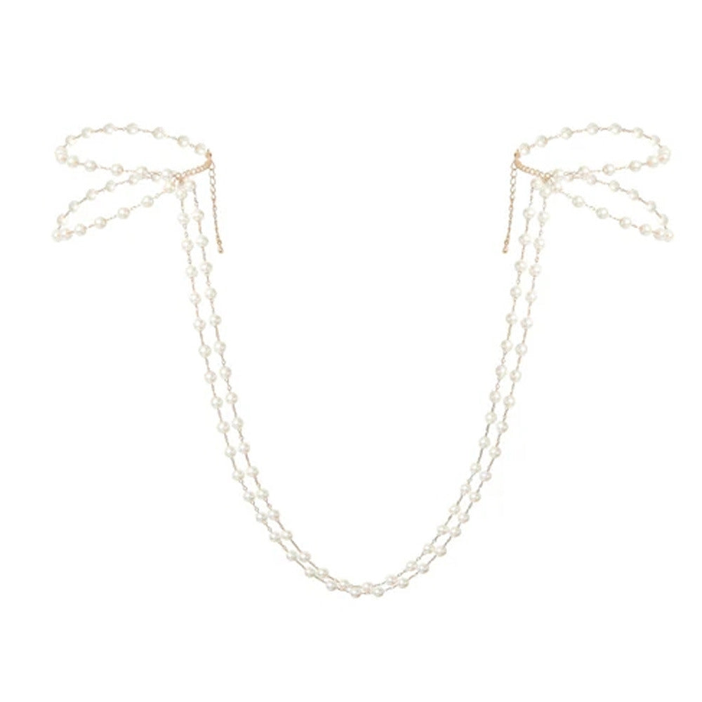 Silver Pearl Bracelet For Women In Alloy, Elegant And Stylish Accessory