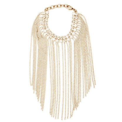 Silver Tassel Lines Arm Bracelet For Women, Alloy Chain With Rhinestone Inlay, Elegant And Stylish Accessory
