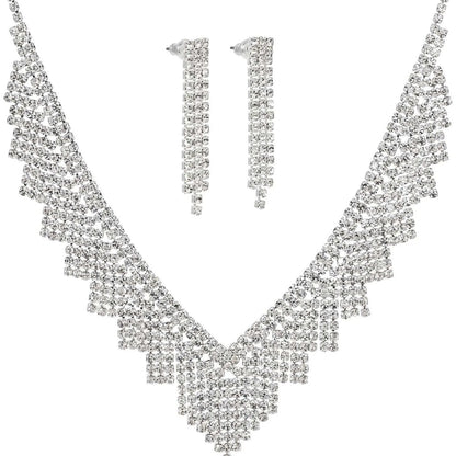 Women’s Jewelry Set Featuring Tassel Pattern In Dyed Black Alloy, Perfect For Wedding, 1 Set