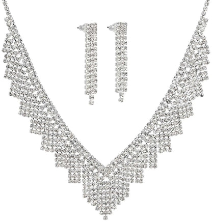 Women’s Jewelry Set Featuring Tassel Pattern In Dyed Black Alloy, Perfect For Wedding, 1 Set