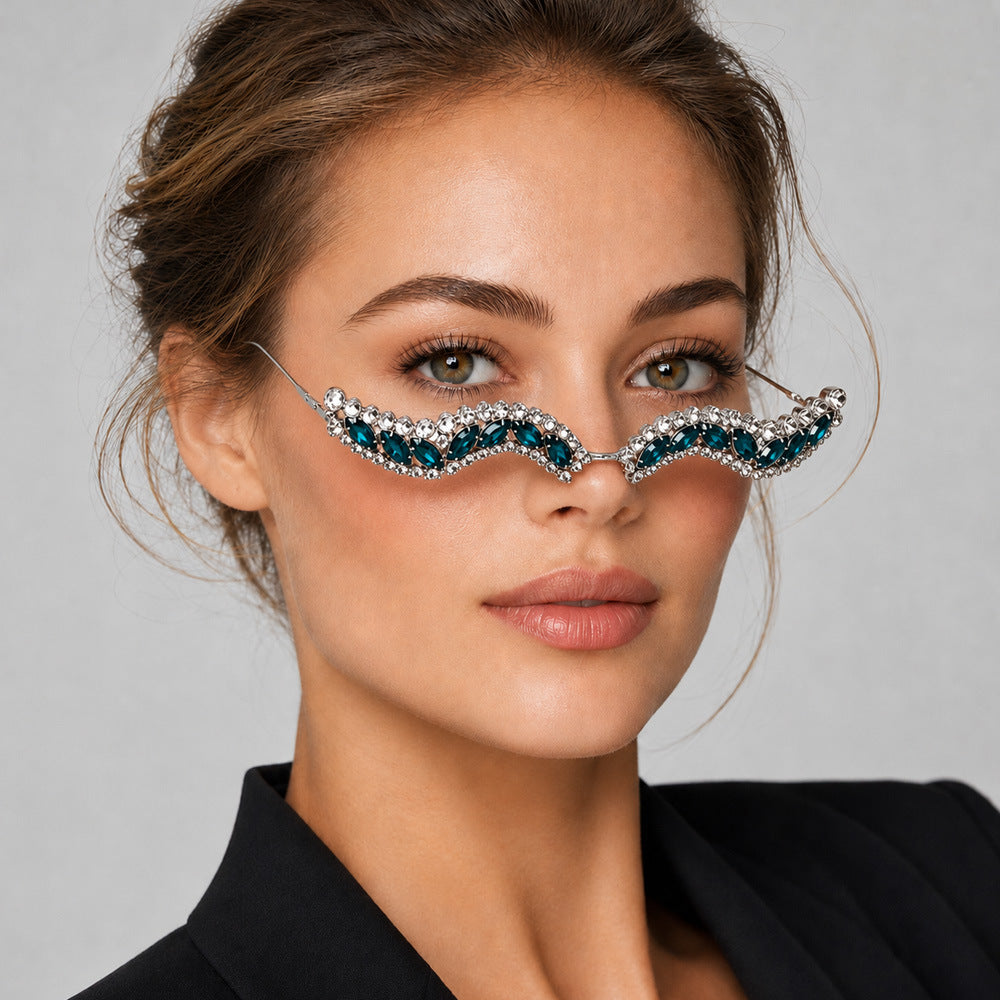 Special-Shaped Full Frame Glasses For Adults With Resin Lenses In Silver, Ideal For Spring And Summer