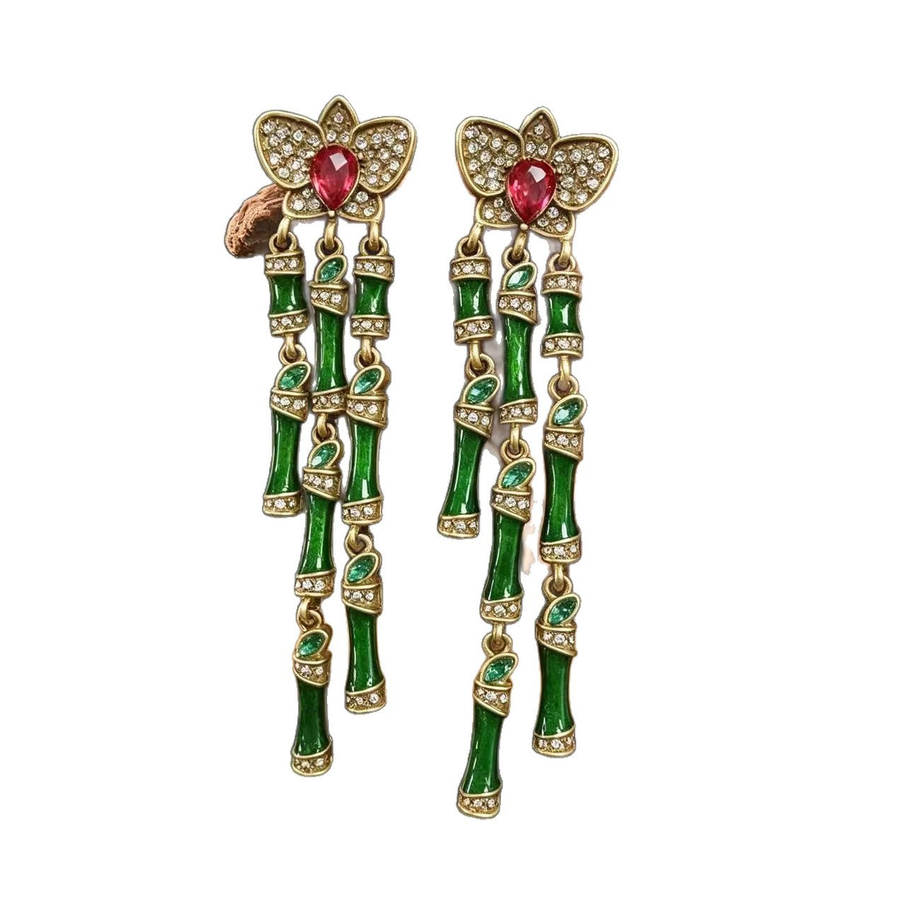 Butterfly Tassel Earrings For Unisex Featuring Zinc Alloy Material And 925 Sterling Silver Stud Posts In Silver