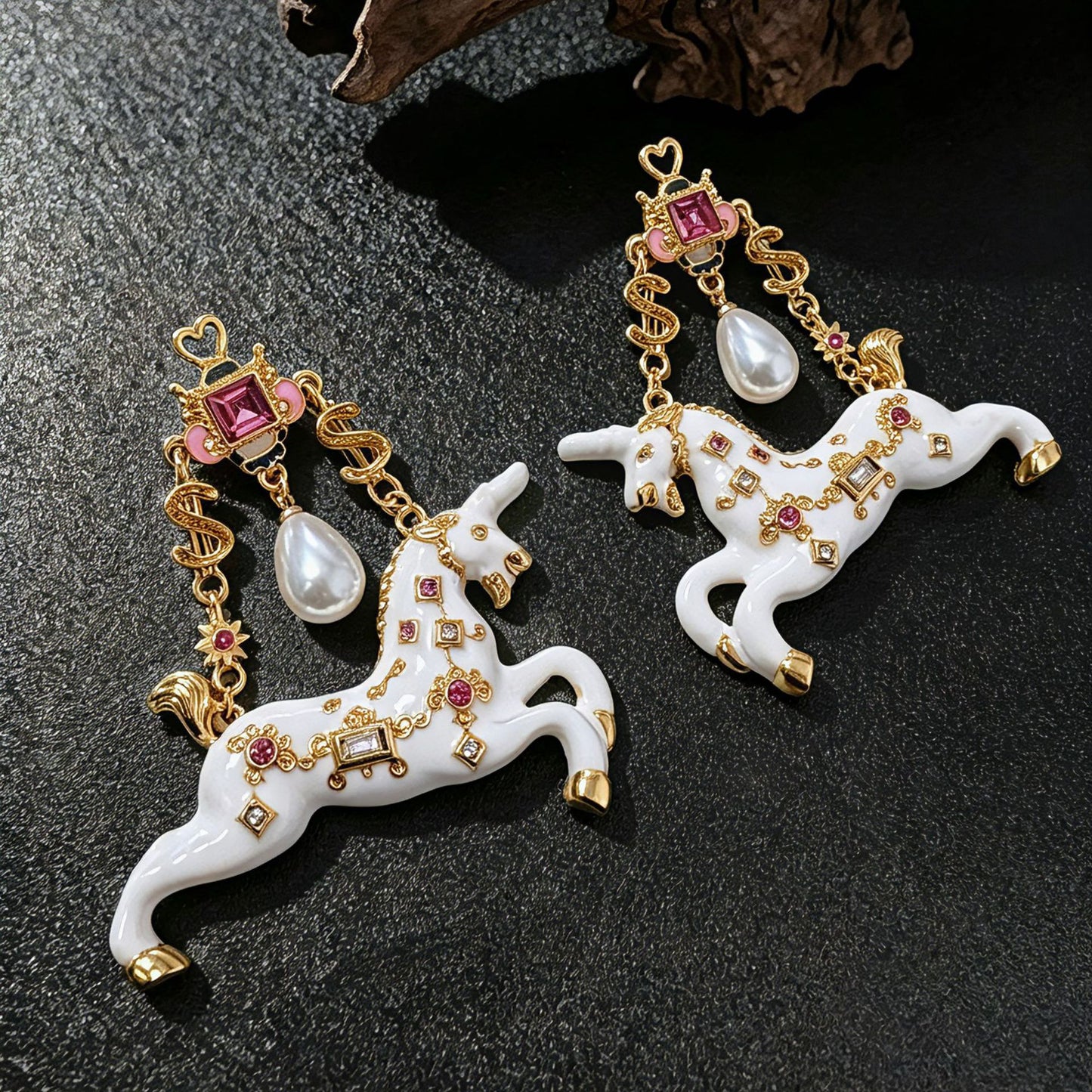 Animal Drop Earrings For Unisex Featuring Zinc Alloy With Rhinestones And 925 Sterling Silver Ear Pins