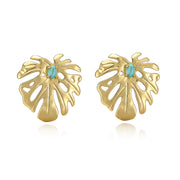 Gold Pine Stone 1Pair