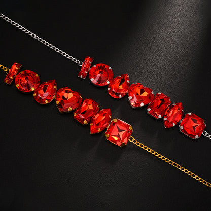 Heart Shape Hair Chain For Women In Mixed Materials With Silver Zircon Inlay, Ideal For Autumn Hairpin Accessory