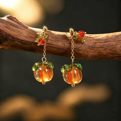 Sweet Fruit Stud Earrings For Women With 925 Sterling Silver Posts, Zinc Alloy Design, Perfect For New Year
